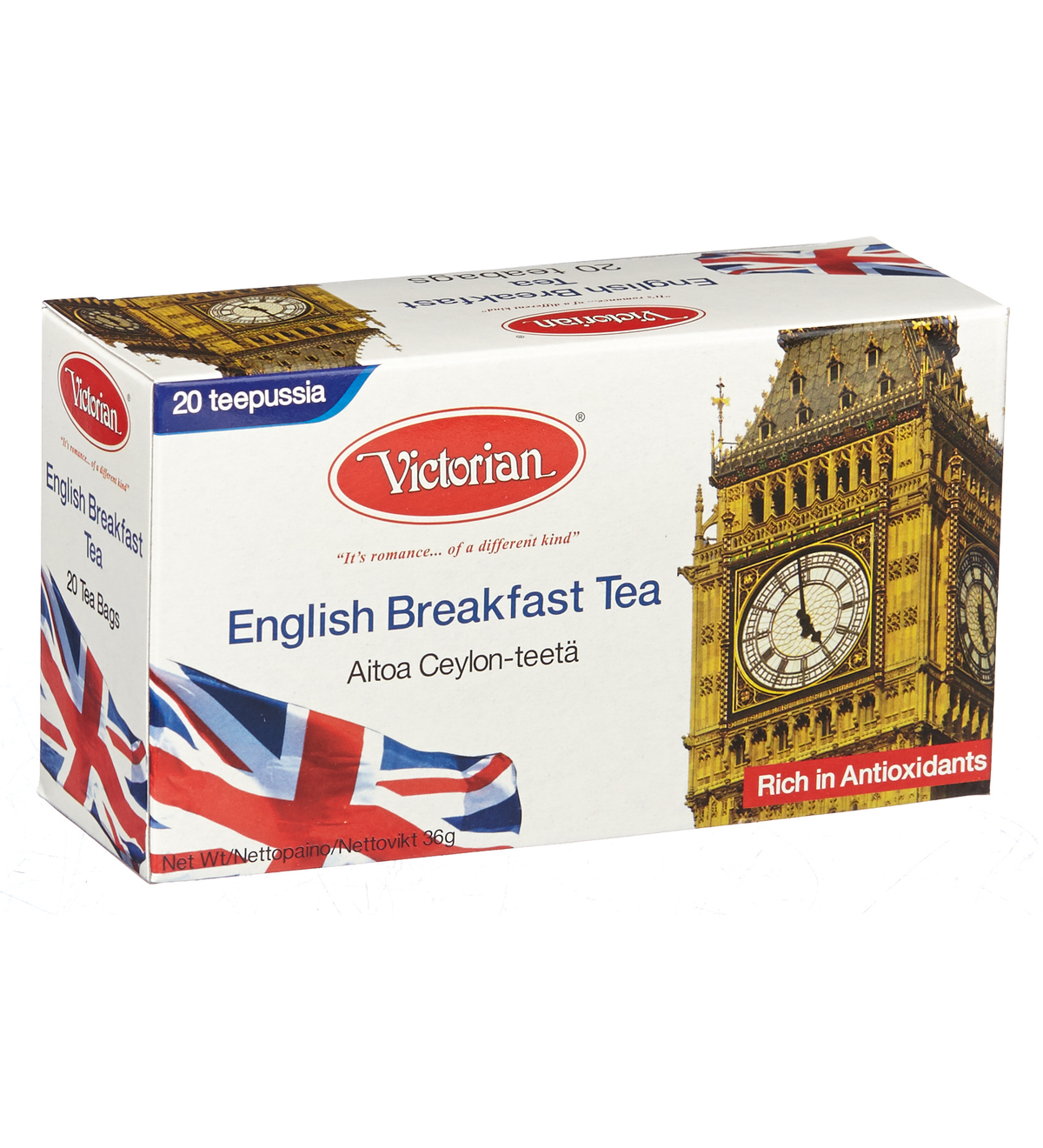 Victorian English Breakfast tea 100pcs
